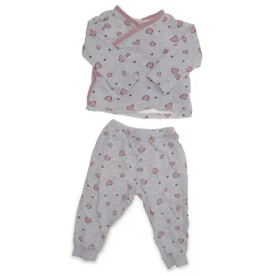 Set (Grå, Rosa) från Pocopiano Ekologisk bomull, Viskos