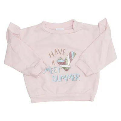 Sweatshirt (Rose) de Falcotto Coton, Élasthane