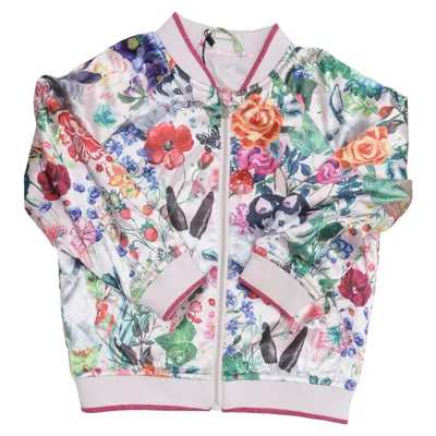 Bomberjacke (Pink, Mehrfarbig) von Nathalie Lété x H&M Polyester, Elasthan