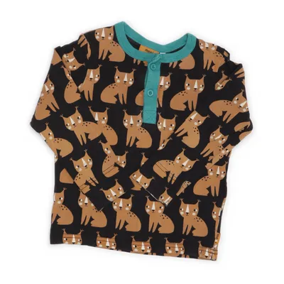 Farfarströja (Svart, Brun, Flerfärgad) från Me&i Elastan, Ekologisk bomull