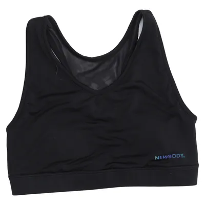 Sports bra (Black) from Newbody Elastane, Recycled polyester