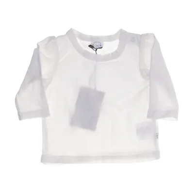 Långärmad t-shirt (Vit) från Luca & Lola Elastan, Ekologisk bomull