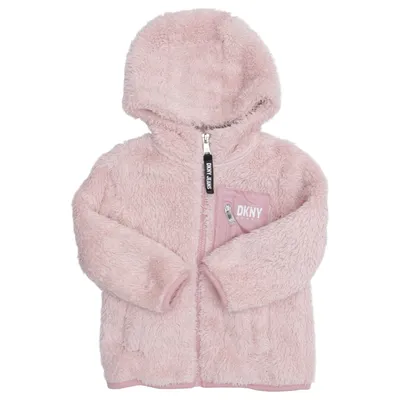 Fleecejakke (Pink) fra DKNY Jeans Polyester