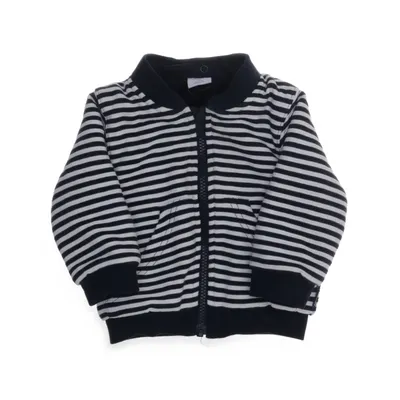 Jakke (Blå, Hvid) fra Polarn O. Pyret Bomuld, Polyester