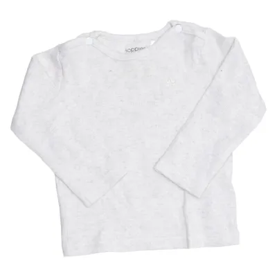 Langarmshirt (Beige) von Noppies Elasthan, Bio-Baumwolle, Recyceltes Polyester