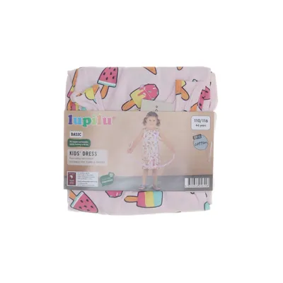 Klänning (Rosa, Flerfärgad) från Lupilu Bomull