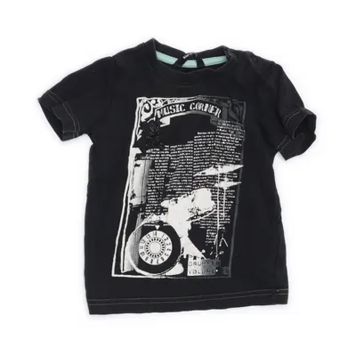 T-shirt (Noir) de Kids by Lindex Coton