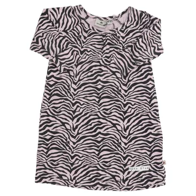 Robe (Rose, Noir) de Nova Star Coton, Élasthane