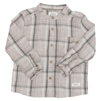 Skjorta (Grå, Beige) från Newbie by KappAhl Bomull