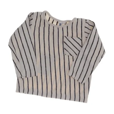 Lange mouwen shirt (Beige, Zwart) van Rikki Katoen