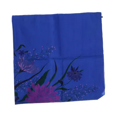 Halsdoek (Blauw, Meerkleurig) van Polin Zijde