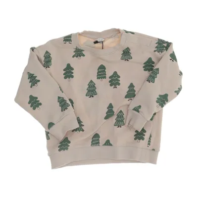 Sweatshirt (Beige, Groen) van Lindex Baby Katoen, Elastaan