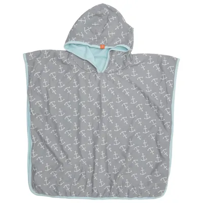 Cape de bain (Gris, Bleu, Blanc) de Lässig Polyester