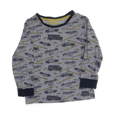 Långärmad t-shirt (Grå, Flerfärgad) från Police Bomull, Viskos