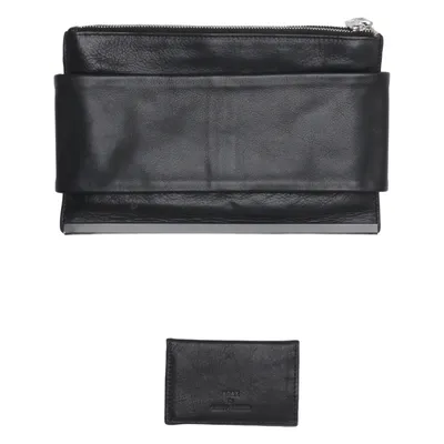 Sac pochette (Noir) de Adax Cuir