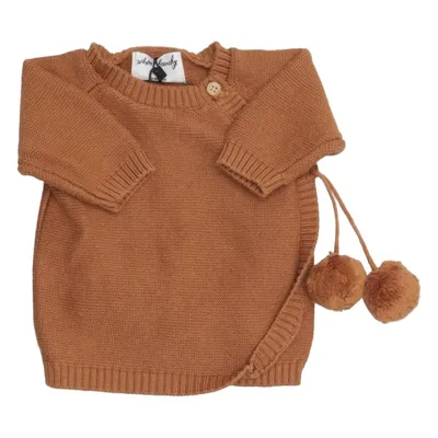 Cardigan cache-cœur (Marron) de Wilson & Frenchy