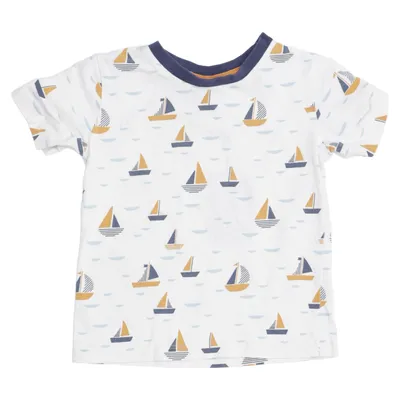 T-shirt (Wit, Blauw, Geel) van Alana Organisch katoen
