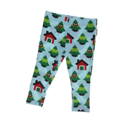 Leggings (Blå, Flerfärgad) från Maxomorra Bomull, Elastan