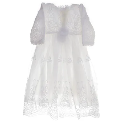 Christening gown (White) Polyester