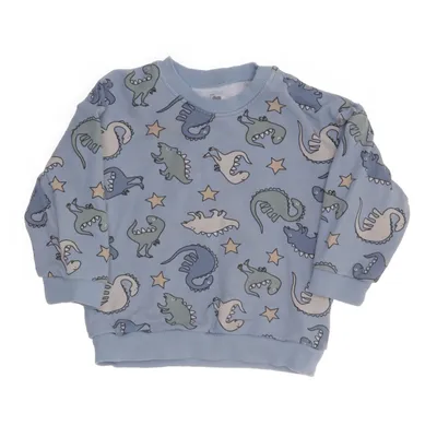 Sweatshirt (Blauw, Meerkleurig) van ICA I Love Eco Elastaan, Organisch katoen