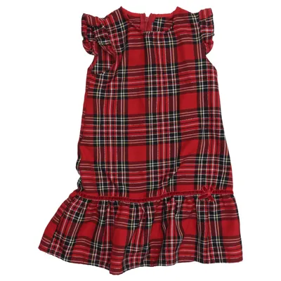 Dress (Red, Black, Yellow, White) from World Polyester, Viscose