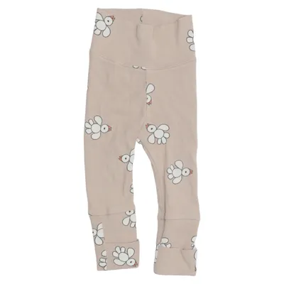 Leggings (Beige) van Hema Elastaan, Organisch katoen