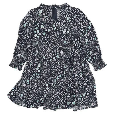 Klänning (Svart, Flerfärgad) från TCM Viskos