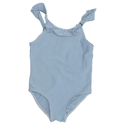 Maillot de bain une pièce (Bleu, Blanc) de C&A Élasthane, Polyamide, Polyester
