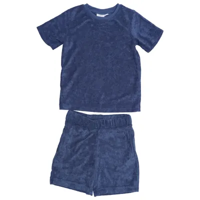 Sæt (Blå) fra MyWear Kids Polyester, Viscose