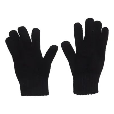 Gloves (Black) from Uniqlo Kids Acrylic, Elastane, Polyamide, Wool