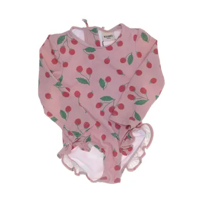 Badedragt (Pink, Flerfarvet) fra Kuling Elastan, Nylon