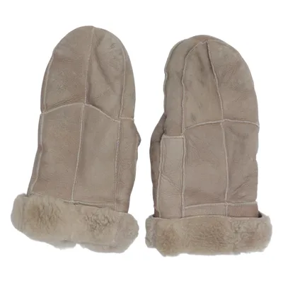 Lädervantar (Beige)