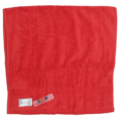Bath towel (Red) from Home Essentials Cotton