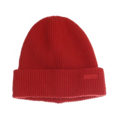 Beanie (Rood) van Visual Clothing Project Acryl, Alpacawol, Polyamide, Wol