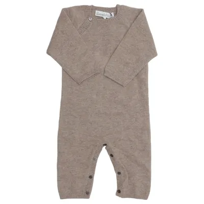 Barboteuse (Beige) de Cashmere Kids Cachemire