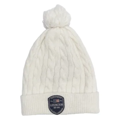 Bobble hat (White) from Lexington Acrylic, Alpaca wool, Polyamide