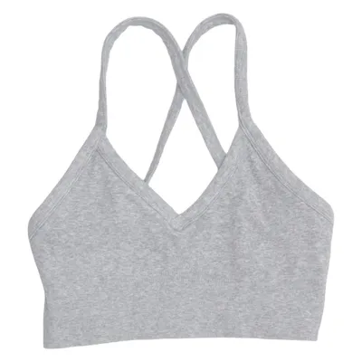 Brassière (Gris) de Alo Coton, Élasthane, Polyamide