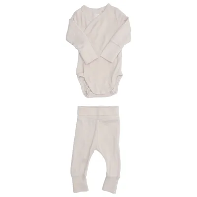 Sæt (Beige) fra Cubus Mini Elastan, Modal, Økologisk bomuld