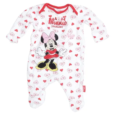 Sparkdräkt (Vit, Röd, Svart) från Disney Baby Bomull