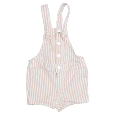 Dungaree shorts (Pink, White) from Lab Industries Cotton, Elastane