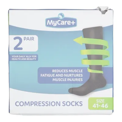Chaussettes de football (Noir) de My Care Élasthane, Polyamide, Polyester