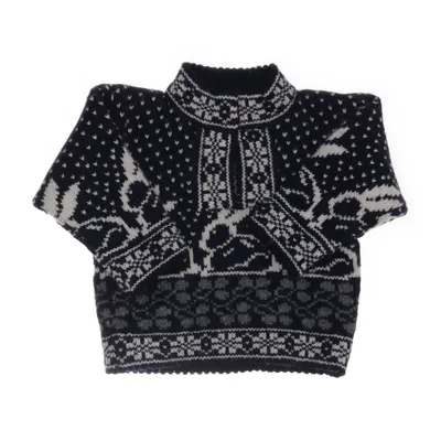 Lusekofta (Svart, Vit, Grå)