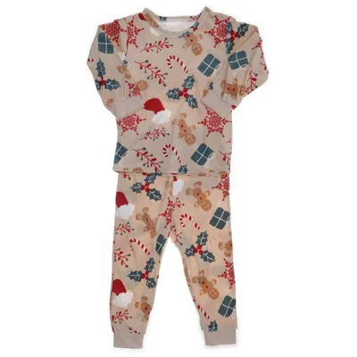 Pyjama (Beige, Meerkleurig) van Ergee Polyester
