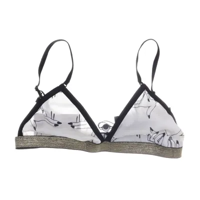 Bralette (White, Multicolored) from Nghtbrd Polyester