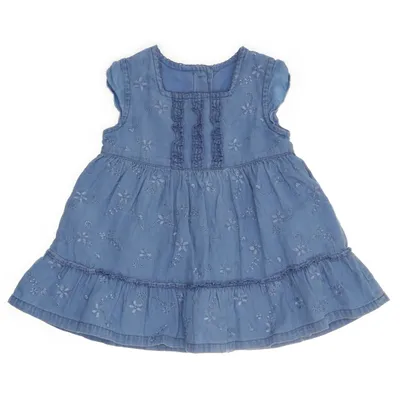 Denim dress (Blue) from George Cotton