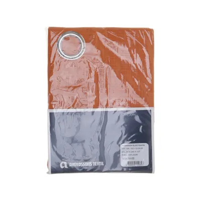 Ringgordijnen (Oranje) van Arvidssons Textil Katoen
