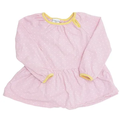 Dress (Pink) from Polarn O. Pyret Cotton, Elastane