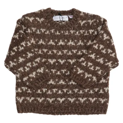 Sweater (Brun, Beige) fra Zara Akryl, Bomuld, Polyester