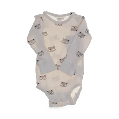 Body (Beige, Grå) från Lindex Baby Bomull, Elastan