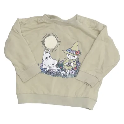 Sweatshirt (Green) from Moomin by Lindex Cotton, Elastane